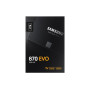 SSD, SAMSUNG, 870 EVO, 2TB, SATA, SATA 3.0, MLC, Write speed 530 MBytes/sec, Read speed 560 MBytes/sec, 2,5, TBW 1200 TB, MTBF 1500000 hours, MZ-77E2T0B/EU