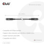 CABLE USB-C 15M/M/M CAC-2580 CLUB3D