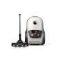 Vacuum Cleaner, PHILIPS, Performer LED 8000 Series, Bagged/For carpets, 900 Watts, Noise 75 dB, White, Weight 5.3 kg, XD8142/12