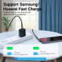 CABLE USB-C TO USB-C R.ANGLE/1M GRAY TAKHF VENTION