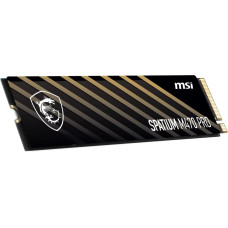 SSD, MSI, SPATIUM M470 PRO, 2TB, M.2, PCIe Gen4, NVMe, 3D NAND, Write speed 5000 MBytes/sec, Read speed 6000 MBytes/sec, 2.15mm, TBW 640 TB, MTBF 150000 hours, S78-440Q990-P83
