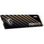 SSD, MSI, SPATIUM M470 PRO, 2TB, M.2, PCIe Gen4, NVMe, 3D NAND, Write speed 5000 MBytes/sec, Read speed 6000 MBytes/sec, 2.15mm, TBW 640 TB, MTBF 150000 hours, S78-440Q990-P83