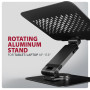 NB ACC STAND 10-17 ROTATING/ALUMINUM STND-LRB AXAGON