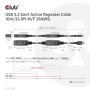 CABLE USB3.2 REPEATER 10M/M/F CAC-1405 CLUB3D
