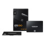 SSD, SAMSUNG, 870 EVO, 2TB, SATA, SATA 3.0, MLC, Write speed 530 MBytes/sec, Read speed 560 MBytes/sec, 2,5, TBW 1200 TB, MTBF 1500000 hours, MZ-77E2T0B/EU