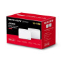 Wireless Router, MERCUSYS, Wireless Router, 2-pack, 3000 Mbps, Mesh, 3x10/100/1000M, HALOH80X(2-PACK)