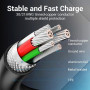 CABLE USB-C TO USB-C/1M BLACK COSBF VENTION