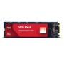 SSD, WESTERN DIGITAL, Red SA500, 1TB, M.2, SATA 3.0, Write speed 530 MBytes/sec, Read speed 560 MBytes/sec, 2.38mm, TBW 600 TB, MTBF 2000000 hours, WDS100T1R0B