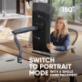 MONITOR ACC DESK MOUNT/17-45 GRAPHITE G95-G ONKRON