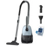 Vacuum Cleaner, PHILIPS, Input power 800 W, Dust capacity 3 L, Cylinder vacuum, Cleaning type Dry, Dust container Dust bag, Colour Blue, XD1142/10