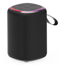 Portable Speaker, GEMBIRD, Black, Wireless, Bluetooth, SPK-BT-LED-08S