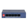 Switch, DAHUA, CS4005-4GT-36, Switch type Managed, Switch layer L2, Form factor Desktop/Wall-Mounting, 5xRJ-45 ports, RJ-45 Ports Type Gigabit Ethernet (10/100/1000), 5xGigabit Ethernet (copper) ports quantity, Power over Ethernet (PoE) Yes, 4xPower over 