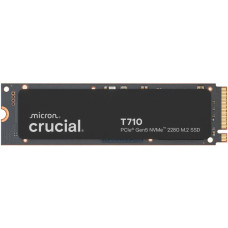 SSD, CRUCIAL, T710, 1TB, M.2, PCIe Gen5, NVMe, Write speed 13700 MBytes/sec, Read speed 14900 MBytes/sec, TBW 600 TB, CT1000T710SSD8