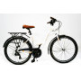 BICYCLE CITY LIFESTYLE 2.0 W/R:26 F:44cm WH/BR ROCKSBIKE
