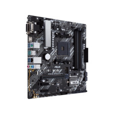 Mainboard, ASUS, AMD B450, SAM4, MicroATX, 2xPCI-Express 2.0 1x, 1xPCI-Express 3.0 16x, 1xM.2, Memory DDR4, Memory slots 4, 1x15pin D-sub, 1xDVI, 1xHDMI, 2xAudio-In, 1xAudio-Out, 6xUSB 3.2, 1xPS/2, 1xRJ45, PRIMEB450M-AII