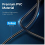 CABLE USB3.0 MALE TO FEMALE/0.5M BLACK CBHBD VENTION