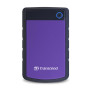 External HDD, TRANSCEND, StoreJet, 4TB, USB 3.0, Colour Purple, TS4TSJ25H3P