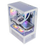 Case, ADATA, INVADER X MINI, MidiTower, Case product features Transparent panel, ATX, MicroATX, MiniITX, Colour White, INVADERXMINIMT-WHCWW
