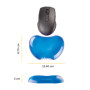 MOUSE PAD WRIST SUPPORT/BLUE 91177-72 FELLOWES