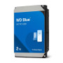 HDD, WESTERN DIGITAL, Blue, 2TB, SATA 3.0, 64 MB, 5400 rpm, 3,5, WD20EARZ