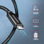 CABLE USB-C TO USB-C 3M 240W/BRAID BLK BUCM2-CM30AB AXAGON