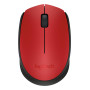 MOUSE USB OPTICAL WRL M171/RED 910-004641 LOGITECH