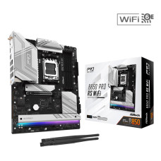 Mainboard, ASROCK, AMD B850, SAM5, ATX, Memory DDR5, Memory slots 4, 1xPCI-Express 4.0 16x, 1xPCI-Express 5.0 16x, 1xM.2, 1xHDMI, 1xAudio-In, 1xAudio-Out, 1xMicrophone, 6xUSB 2.0, 4xUSB 3.2, 2xUSB-C, 1xRJ45, B850PRORSWIFI