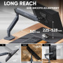 MONITOR ACC DESK MOUNT/17-45 GRAPHITE G95-G ONKRON