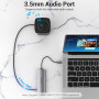 I/O HUB USB-C/0.15M TOLHB VENTION