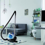 Vacuum Cleaner,DOMO,Bagless,Noise 76 dB,White / Blue,Weight 5 kg,DO7286S