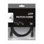 PATCH CABLE CAT5E UTP 3M/BLACK PP12-3M/BK GEMBIRD