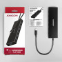 I/O HUB USB-C 7PORT FLAT/0.3M HUE-F7C AXAGON