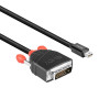 CABLE MINI DP TO DVI 3M/BLACK 41953 LINDY