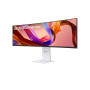 LCD Monitor, LG, 49 , 5120 x 1440 pixels, Dual QHD, Native aspect ratio 32:9, LED, Curved, 49U950A-W