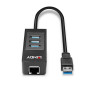 I/O HUB USB3 & LAN ADAPTER/43176 LINDY