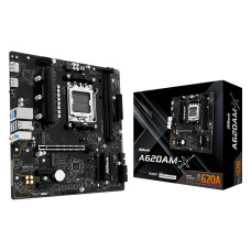 Mainboard, ASROCK, AMD A620A, SAM5, Micro-ATX, Memory DDR5, Memory slots 2, A620AM-X