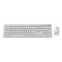 KEYBOARD +MOUSE WRL ENG/WH KBS-WPS-01-W GEMBIRD