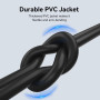 CABLE USB-C TO USB2.0/0.25M BLACK CTHBC VENTION