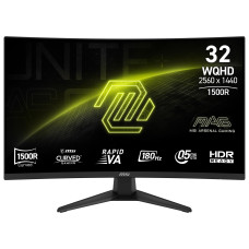 LCD Monitor, MSI, MAG 321CQF E18, 31.5, Gaming/Curved, Panel VA, 2560x1440, 16:9, 180 Hz, 0.5 ms, MAG321CQFE18
