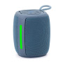 Portable Speaker, GEMBIRD, Black, Portable/Wireless, 1xUSB-C, Bluetooth, SPK-BT-LED-03-BK