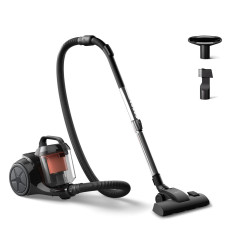 Vacuum Cleaner, PHILIPS, Input power 800 W, Dust capacity 1.3 L, Cylinder vacuum, Cleaning type Dry, Dust container Bagless, Colour Black, XB1142/10
