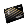 SSD, MSI, SPATIUM S270, 240GB, SATA, 3D NAND, Write speed 400 MBytes/sec, Read speed 500 MBytes/sec, 2,5, TBW 250 TB, MTBF 2000000 hours, S78-440N070-P83