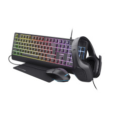 KEYBOARD +MOUSE GXT792 QUADROX/4-IN-1 BUNDLE ENG 25155 TRUST KEYBOARD +MOUSE GXT792 QUADROX/4-IN-1 BUNDLE ENG 25155 TRUST