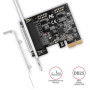 NET CARD PCIE 1PORT/SP&LP PCEA-P1N AXAGON
