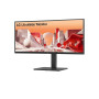 LCD Monitor, LG, 34 , 3440 x 1440 pixels, Wide Quad HD, Native aspect ratio 21:9, LCD, Curved, 34BA75QE-B