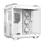 Case, ASUS, TUF Gaming GT502 Horizon, MidiTower, Case product features Transparent panel, Not included, ATX, MicroATX, MiniITX, Colour White, TUFGAMGT502HORIZONWHT