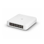Switch, UBIQUITI, USW-LITE-16-POE, Type L2, 16x10Base-T / 100Base-TX / 1000Base-T, PoE+ ports 8, 45 Watts, USW-LITE-16-POE