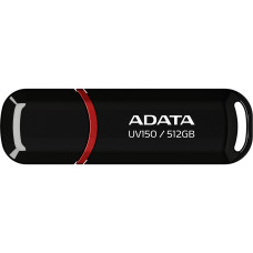 MEMORY DRIVE FLASH USB3 512GB/BLACK AUV150-512G-RBK ADATA MEMORY DRIVE FLASH USB3 512GB/BLACK AUV150-512G-RBK ADATA