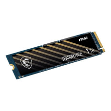 SSD, MSI, SPATIUM M450, 1TB, M.2, PCIe Gen4, NVMe, 3D NAND, Write speed 3000 MBytes/sec, Read speed 3600 MBytes/sec, 2.15mm, TBW 600 TB, MTBF 1500000 hours, S78-440L980-P83
