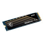 SSD, MSI, SPATIUM M450, 1TB, M.2, PCIe Gen4, NVMe, 3D NAND, Write speed 3000 MBytes/sec, Read speed 3600 MBytes/sec, 2.15mm, TBW 600 TB, MTBF 1500000 hours, S78-440L980-P83